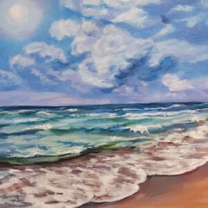 Картина с маслени бои - Морски бряг